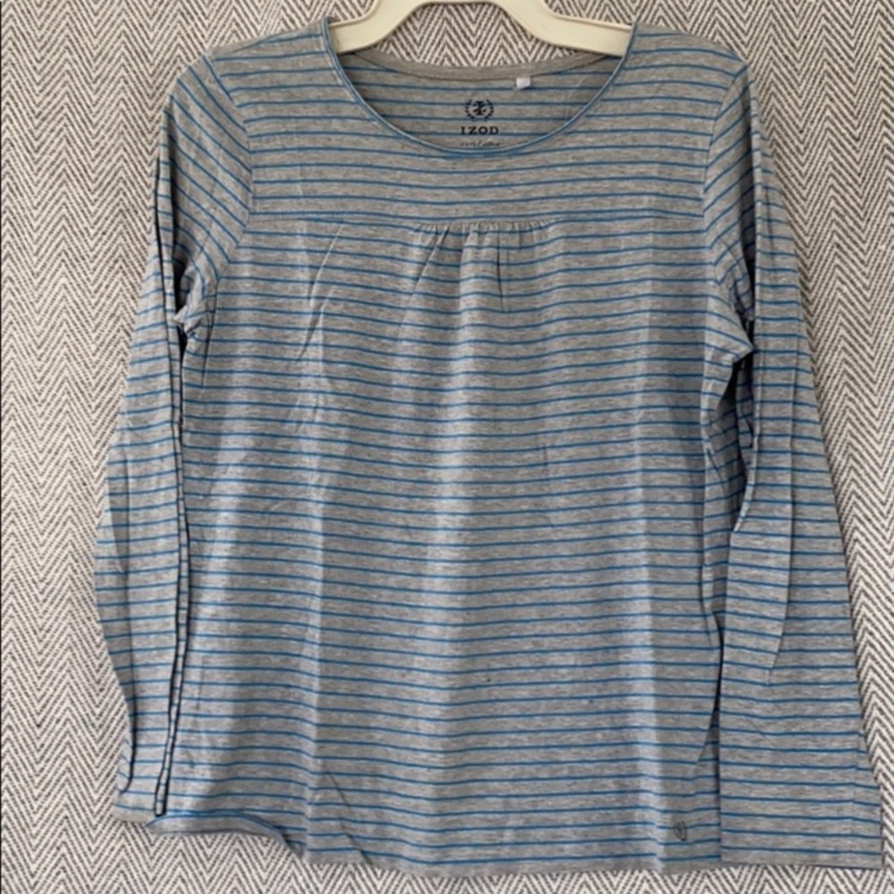 Izod long sleeve t-shirt top